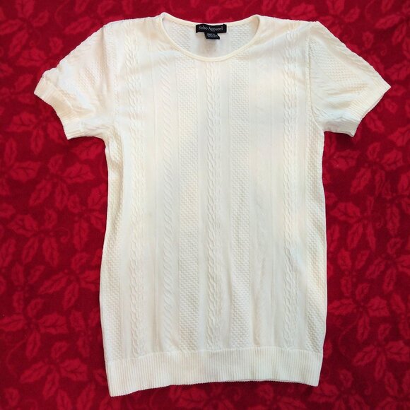 Soho Apparel Women's White Top One Size - Picture 1 of 3